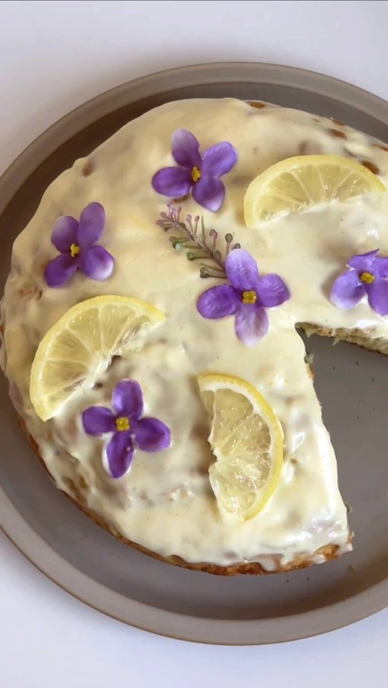 Dairy-Free Zesty Lemon Cake