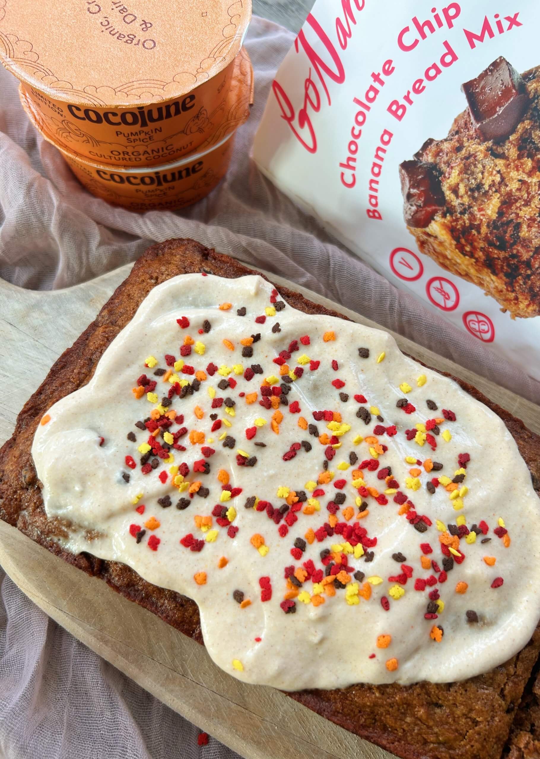 Go Nanas x cocojune Pumpkin Spice Banana Bread